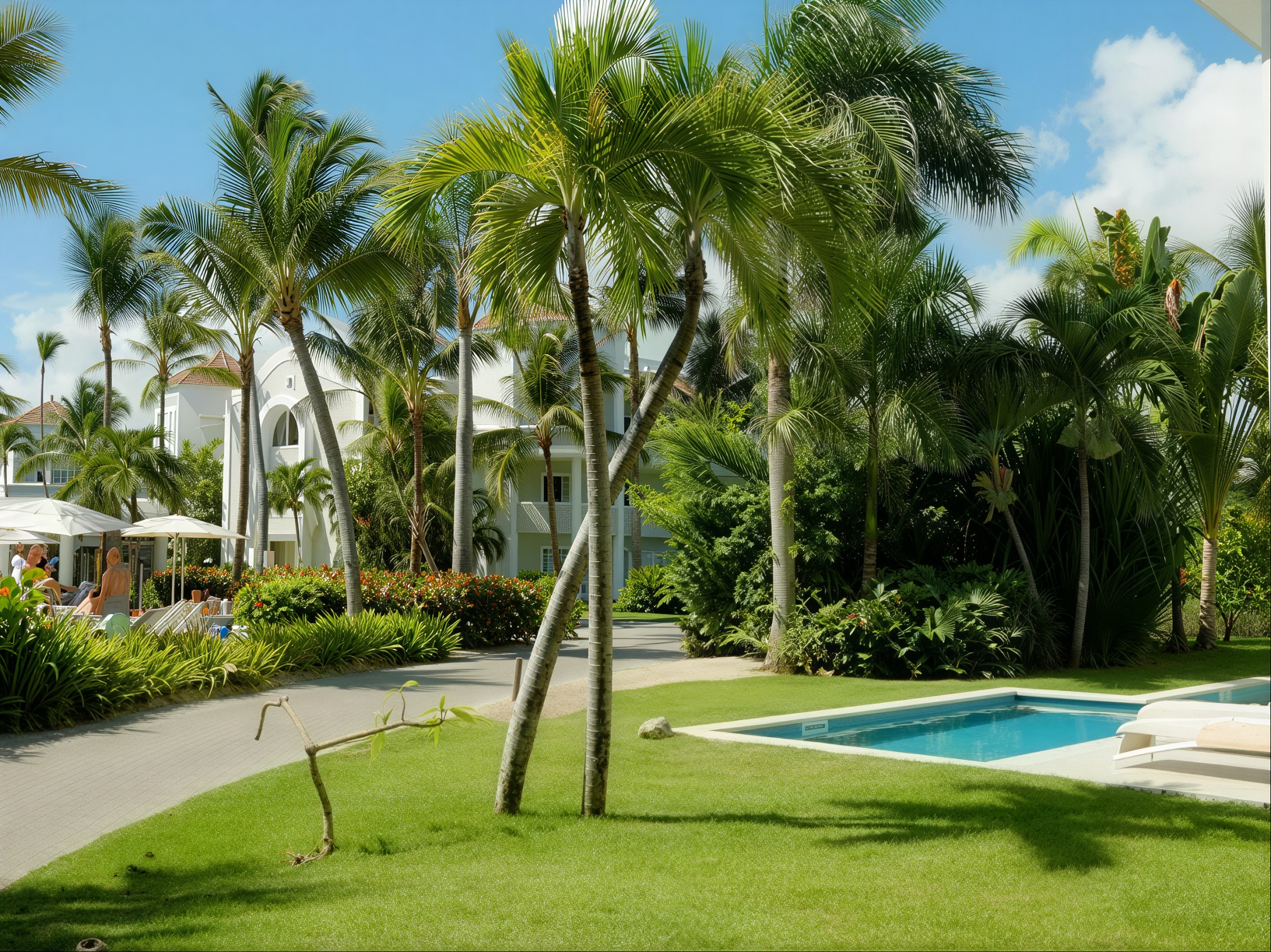 Entorno residencial ajardinado